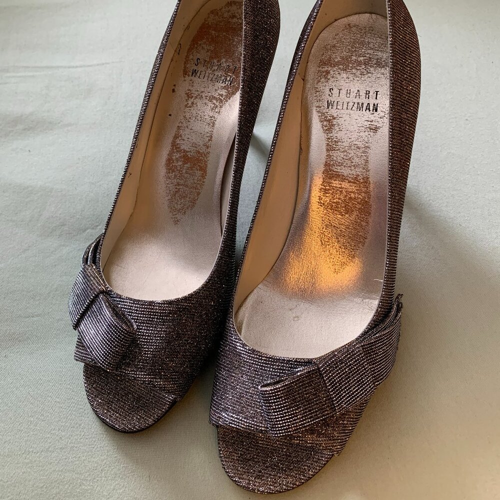 Stuart Weitzman Metallic Pumps - Picture 2 of 4